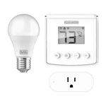 Nib Black+decker BDXSKSW01 Smart Home Kit W/ Thermostat, Light, And Plug New. Price: $59.99.