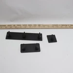 (3-PK) Zeayea Holder For Wall ZE-KEYHOOKS-BLACKSS3S-3PC Open. Price: $7.79.