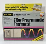 Original Vintage Stanley 7-DAY Programmable Thermostat Model 300 Made Usa New. Price: $18.99.