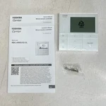 Toshiba Thermostat Wired Remote Controller W/ External Communication White Rbc-a New. Price: $446.88.