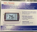 CT80 Radio Thermostat 7 Day Programmable Communicating 084615000808 New. Price: $34.99.