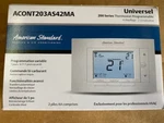 American Standard ACONT203AS42MA Universal Programmable Thermostat Heat Cool New. Price: $128.57.