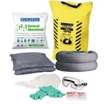 Chemsorb SP30GA-COM Spill Kit, 5 Gal Volume Absorbed Per Capacity, New. Price: $108.99.