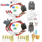Dual Electric Fan Relay Kit Radiator Cooling Thermostat Tempera New. Price: $60.00.