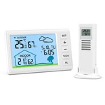 Amir Indoor Outdoor Thermometer Wireless Weather Station - Backlight White New. Price: $27.99.