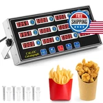 Relaxweex 12-CHANNEL Digital Kitchen Timer Loud Alarm, Large Lcd, Wall/counter New. Price: $87.09.