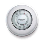 Honeywell Home Round Non-programmable Thermostat 1H Single Stage Manual Control Open. Price: $19.99.