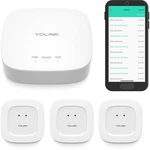 Yolink Smart Home Starter Kit: Hub & 3-PACK Water Without Siren, 3-SENSOR New. Price: $93.51.