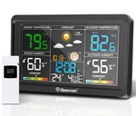 Geevon Weather 7.87" 4.92" 1.18", Upgraded Hd Display & TX16-3 Sensor New. Price: $53.53.
