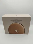 Google Nest Learning Thermostat 4TH Gen W/ 2ND Sensor - Polished Gold New J. Price: $204.36.