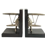 Roman Giftware Inc. Bookends Biplane Airplane Aged Home Decor 7.75" Tall $58 New. Price: $34.96.