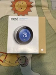 Google Nest T3007ES - Learning Thermostat Used. Price: $60.00.