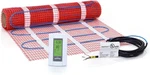 10 Sqft Electric Heated Floor Mat Kit With Thermostat For Tile & Stone New. Price: $251.99.