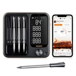 Wifi Wireless Meat Thermometer With 360 Readable Lcd Standalone Base 4 Probes Di New. Price: $157.52.
