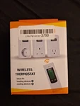Hycency Programmable Wireless Thermostat New. Price: $19.99.