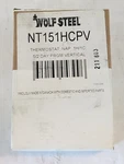 Wolf Steel NT151HCPV 1H/1C 5/2-DAY Vertical Programmable Thermostat Open. Price: $39.99.