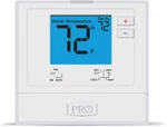 PRO1 T721 Non-programmable 2H/1C Heat Pump Thermostat , Blue New. Price: $84.99.