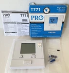 PRO1 Iaq T771 Non-programmable Heat Only Or Cool Thermostat (no Batteries) Open. Price: $34.99.