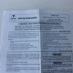 White-rodgers Electronic Digital Thermostat 1F80-24 Instructions Used. Price: $14.24.
