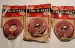 (3) Vintage Nos Line-o-heat Heating Tape By Smith-gates Corp. New. Price: $25.00.