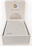 Google Nest Thermostat T4000ES A0063 Programmable Smart Wifi White Open Box. Price: $37.69.