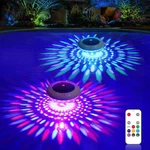 Floating Pool Lights W/remote, 6.5 Inch Rgb Color Changing Solar ... New. Price: $66.85.