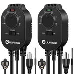 2 Pcs Plug In Thermostat For Heater, Outlet With 4.9FT Power Cor New. Price: $78.14.