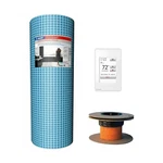 Trm Floor Heating Kit With Uncoupling Membrane, Oj Microline Thermostat, Cable New. Price: $415.33.
