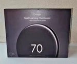 Google Nest Learning Thermostat (4TH Gen) Temperature Sensor Polished Obsidian New. Price: $178.99.