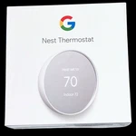 Google Nest Thermostat Snow New Sealed Sku GA01334-US MG4CVZ Mfg 04/24. Price: $100.80.