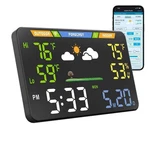 Smart Weather Station With Wifi, 8.5-INCH Color Display, Indoor/outdoor Tempe... New. Price: $70.45.