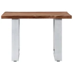 Coffee Table With Live Edges Home Living Room Square Solid Wood Acacia Vidaxl New. Price: $117.99.