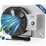 Alorair 720 Cfm High Flow Powered Crawl Space Ventilation Fan, IP55 Rated 10"... New. Price: $214.93.