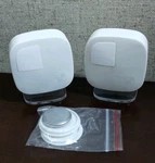 Ct. - Ecobee Room Sensors With Stands, Circular Wall Mounts, (1) 2032 Battery Used. Price: $65.00.