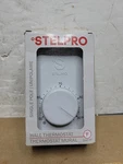Qty: New Stelpro SWT1F Single Pole White Wall Thermostat (nib). Price: $18.00.