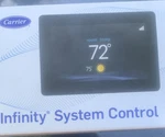Carrier Infinity System Control Wi Touchscreen Thermostat Alexa New. Price: $325.00.