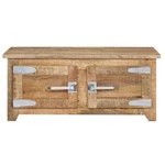 Coffee Table End Accent Sofa With 2 Doors Solid Wood Mango Vidaxl New. Price: $166.99.