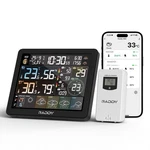 Raddy N80 Smart Wi-fi Weather Station With App Control, Indoor Outdoor Black New. Price: $69.96.