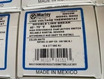 Marley M602W Qmark Electric Line Voltage Wall Thermostat (new). Price: $37.99.