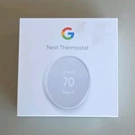 Google Nest Thermostat Snow Wi Fi Programmable Round Dial Smart GA01334-US New. Price: $49.00.