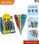 Veridian 60-SECOND Digital Thermometers Colorful 16 Pack For Family Health New. Price: $94.99.