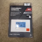 New Ace Thermostat Programmable Heating/cooling Universal Compatibility 42361. Price: $22.27.