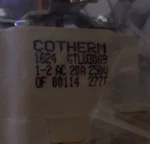 New Cotherm 1624 GTLU3069, 46-1398 Thermostat Not Installed Or Opened. Price: $45.00.