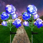 10 Led 7-COLOR Changing Solar Rose Flower Lights Garden Decorations Outdoor W... New. Price: $39.99.