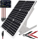 30W Solar Panel Kit 12V, Monocrystalline Charger Off Grid With Intel New. Price: $130.95.