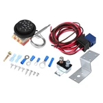Autohaux 12V Electric Radiator Fan Thermostat Controller Kit Cooling Black New. Price: $41.88.