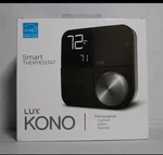 Lux Kono Built Wifi Heating And Cooling Dial Smart-enabled Thermostat Open. Price: $39.99.