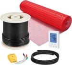 60 Sqft Floor Heating Mat System With Smart Thermostat & Easy Install New. Price: $414.99.