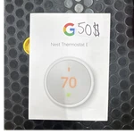 Google Nest Thermostat Programmable Smart Wi-fi App Voice Control White Open. Price: $40.00.