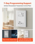 Vevor 7 Day Programmable Thermostat For Underfloor Heating Pump Lcd Touchscreen New. Price: $78.99.